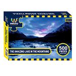 Webby The Amazing Lake in The Mountains Jigsaw Puzzle, 500 Pieces