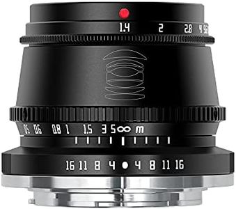 TTArtisan 35mm F1.4 APS-C Manual Focus Lens for Nikon Z Mount Camera Accessory Compatible Like Z50 Black