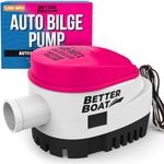 Automatic Bilge Pumps for Boats Auto Bilge Pump 1100 GPH Boat Bilge Pump with Float Switch Built In 12V Bass Boat, Jon Boat and More Small Submersible Pump with 1.1 in Output