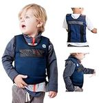 Harkla Weighted Vest for Kids - Neoprene Compression Vest - Ages 2 to 4 - Adjustable Kids Weighted Vest with 2lb weight - Breathable and Washable Compression Vest - Small