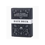 Date Deck by BestSelf Co. — Exciting, Engaging, and Though-Provoking Conversation Prompts Perfect for Unlocking Connection, Intimacy and Meaningful Discussion — 50 Cards