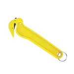 Yellow Hook Knife Film/Tape/Strapping Cutter (No Exposed Blade) - JF07631