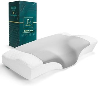Ecosafeter Orthopédique Oreiller Cervicales - Le Noyau de l'oreiller Haute densité Peut soulager efficacement la Pression cervicale,Ergonomique pour Dormeurs Latéraux, Dorsaux et sur Le Ventre