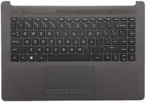 Swiztek Palmrest Touchpad Keyboard Assembly for HP 14-CM 14-CK 14Q-CS 240 G7 14Q-cs0018TU