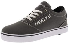 HEELYS Unisex-Child Footwear Wheeled Heel Shoe, Charcoal, 6 Big Kid