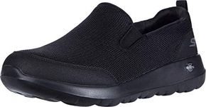 Skechers Men's Go Max Clinched-Athletic Mesh Double Gore Slip on Walking Shoe, Black, 9 X-Wide