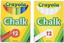 Crayola Non-Toxic White Chalk(12 ct