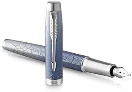 Parker IM Premium Polar, Stylo plume, Dégradé de gris, plume fine, encre bleue, Coffret cadeau