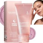 Collagen Night Wrapping Mask,Overnight Collagen Wrapping Mask,Bio-Collagen Face Mask Overnight,Overnight Wrapping Peel Off Facial Mask,Korean Skin Care,Korean Collagen Face Mask,Night Mask Skincare