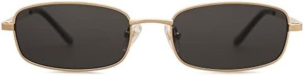SOJOS Retro Hippie Rectangle Sungla