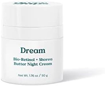 Three Ships Dream Bio + Shorea Butter Night Cream – Vegan Night Moisturizer Face Cream Hydrates – As Seen on Dragons’ Den – Bio Cream for All Skin Types, 50g