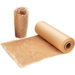 SZSYumUnion Honeycomb Packing Paper Roll, Alternative to Bubble Wrap for Moving House, Packing Peanuts, Shipping Breakables, Packaging Paper Roll