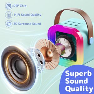 Fede Mini Karaoke Machine – Portable Bluetooth Speaker with Mic