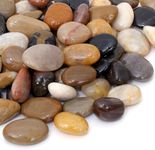 Calofulston 10LB River Rocks for Plants, 1-1.75 inch Natural Decorative Stone for Indoor Pots or Vase or Outdoor Garden Landscaping, Polished Mixed Pebbles for Planters, Come with Gloves