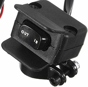 ZHUOTOP Heavy Duty Handlebar Control Line Winch Rocker Switch Handlebar Control Warn for ATV/UTV