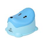 INFANTSO Removable Dog shape Baby Potty Seat/Chair With High Back Rest & Anti Skid Base (Age 1 to 4 Years)(light blue)