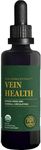 Global Healing Plant-Based Vein Health Liquid Vegan Supplement Drops to Support Blood Flow & Circulation, Helps with Spider & Varicose Veins for Healthy Legs - Organic Horse Chestnut Root - 2 Fl oz