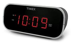 Sound Design Timex T121B Alarm Clock with 0.7-Inch Red Display (Black)