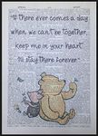 Parksmoonprints Winnie The Pooh Quote Vintage Dictionary Print Picture Wall Art Friend Cute Love