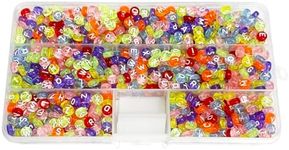 Haobase Letter Beads, 1000 Pcs Acry