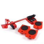 Furniture Shifting Tool/Heavy Furniture Lifter and Mover Tool Set Easy Furniture Shifting Tool Set/Furniture Lifter (RED Color) 1-pcs Set.