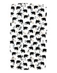 Dear Baby Gear Deluxe Crib Sheet Cotton Polyester Baby Crib Sheets, Soft Machine-Washable Crib Mattress Sheet, Baby Bed Sheets - Black Bear with Pine Trees Print, 52"x28"x10"