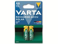 Varta Solar Rechargeable 800 mAh AA Ni-MH Battery (Pack of 2)