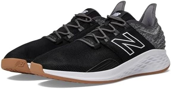 New Balance Men's Fresh Foam ROAV Golf Shoe, Black/Gum, 10 X-Wide