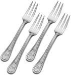 Towle Living Palm Breeze Stainless Steel Cocktail Fork, Set of 4