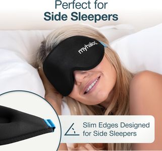 MyHalos Blackout Sleep Mask – Light Blocking Eye Cover for Sleeping