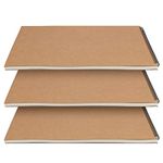 JOIKIT 3 Pack A3 Sketchbook, Spiral Bound A3 Sketch Pad, Hard Back A3 Art Drawing Pad Scrapbook 30 Sheets/60 Pages for Artists, Sketchers
