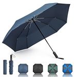 G4Free 54 Inch Large Golf Umbrella Automatic Square 3 Folding Windproof Umbrella Compact Travel Rain Umbrellas