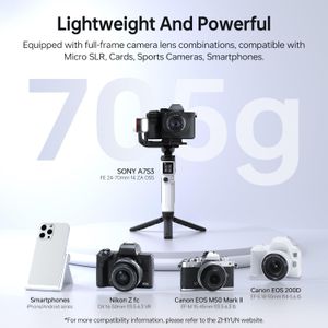 ZHIYUN Crane M3S Combo 3-Axis Camera Gimbal – Lightweight, Portable, Backpack Included