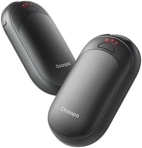 OCOOPA Scaldamani Ricaricabile 2 Pack, Riscaldatore Magnetico Elettrico Portatile, Tascabile, Ultra Leggero e Sottile, 3 Livelli di Calore fino 53°C, Perfetto per Campeggio, Raynauds, UT3 Lite