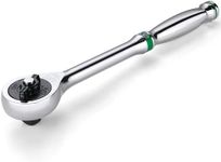 SK 1/2" Drive Ratchet Handle, 216-Position 6 Pawl Ratchet, with Quick-Release Button, Premium CR-V Construction, with Contoured Handle