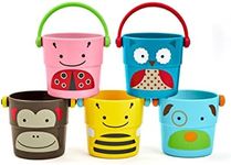 Skip Hop Zoo Stack and Pour Buckets, 5-Piece