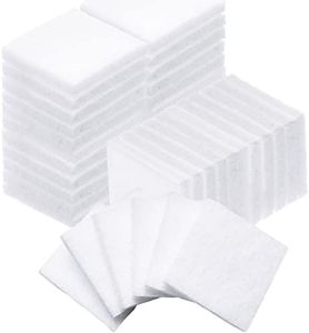Square humidifier Essential Oil Pads Unscented Replacement Aroma Pads White Essential Oil Diffuser Pads Simply Diffusers Oil Pads Humidifier Accessories for Car Room Air (100 Pieces)