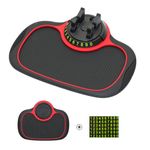 WEISIPU Multifunction Car Anti-Slip Mat Auto Phone Holder Car Stand Anti Skid Pad Non Slip Dashboard Mount Mat Number Parking Phone Holder