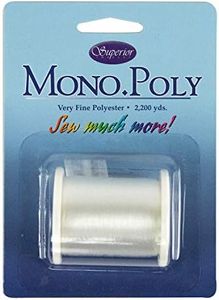 Superior Threads Monopoly Invisible Polyester Thread, 0, Clear