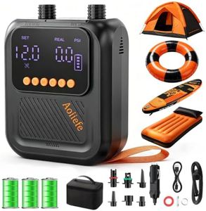 Aoiiefe Paddle Board Pump,Paddle Board Electric Pump SUP Rechargeable 20PSI