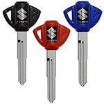 3x Motorcycle Blank Key Uncut Blade