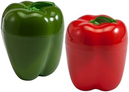 Hutzler Pepper Savers Set - Green Pepper and Red Pepper Savers