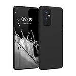 kwmobile Case Compatible with OnePlus 9 (EU/NA Version) Case - Soft Slim Protective TPU Silicone Cover - Black Matte