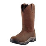 Ariat Terrain Waterproof Hiking Boot – Men’s Leather Waterproof Outdoor Hiking Boots, Distressed Brown, 12 Wide