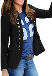 luvamia Chaqueta para Mujer Womens Blazer Womens Jackets Fashion Blazer Women's Blazers & Suit Jackets Blazer De Mujer Casual Elegantes Blazers Black Size Small