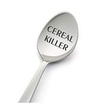 LYF Collection Cereal Killer Spoons - Perfect Cereal Lover Gift-Cereal Spoon Best Teenager Gifts On The Market - Crafted