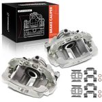 A-Premium Disc Brake Caliper Assembly with Bracket Compatible with Select Chevrolet, GMC, Isuzu and Oldsmobile Models - Blazer, S10, Jimmy, Sonoma, Hombre, Bravada - Rear Driver and Passenger Side