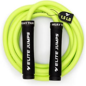 Muay Thai 3.0 Weighted Jump Rope for Men & Women - Professionally Designed for High-Intensity Training | Muay Thai Jump, MMA & Fitness Jump Rope - Full Body Workout Weighted Rope