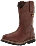 Cat Footwear Men's Cylinder Waterproof Construction Boot, Mens Caramel, 8