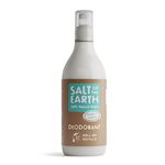 Salt Of the Earth Natural Deodorant Roll On Refill by Salt of the Earth, Ginger & Jasmine - Vegan, Long Lasting Protection, Leaping Bunny Approved, Made in the UK - 525ml